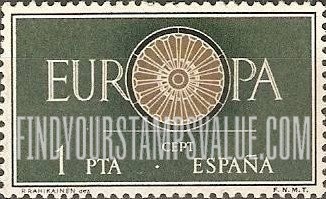 FindYourStampsValue: Europa Issue, 1960