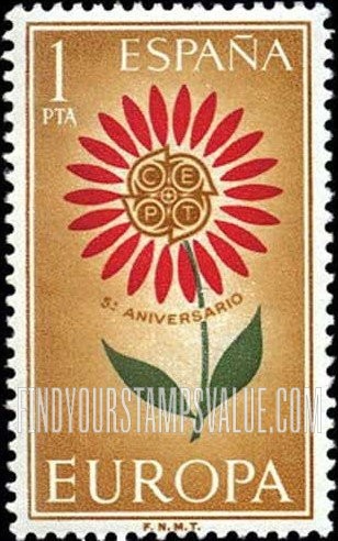 FindYourStampsValue: Europa Issue, 1964