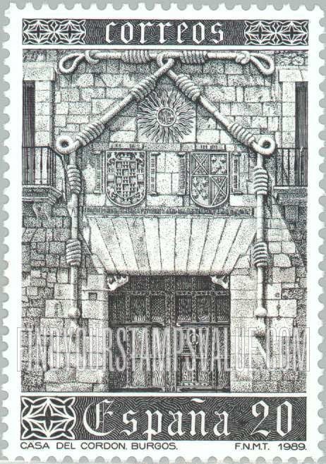 FindYourStampsValue: Casa del Cordon, Burgos