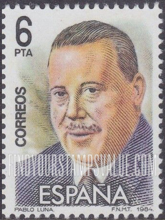 FindYourStampsValue: Pablo Luna (1880-1942)