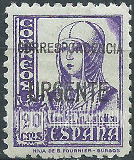 FindYourStampsValue: Special Delivery: Spanish State, Isabella I
