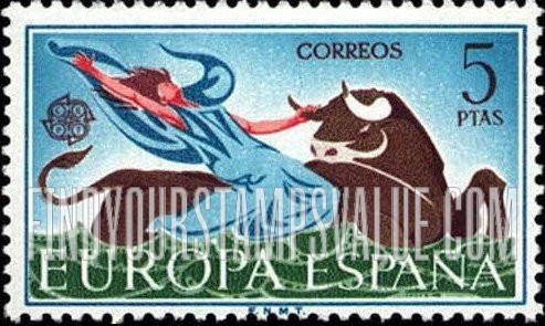 FindYourStampsValue: Europa Issue, 1966: The Rape of Europa