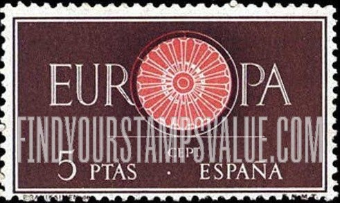 FindYourStampsValue: Europa Issue, 1960