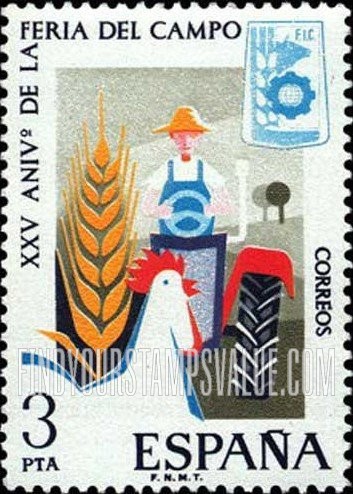 FindYourStampsValue: Fair Emblem, Agricultural Symbols