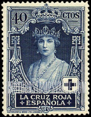 FindYourStampsValue: Semi-Postal: Red Cross, Queen Victoria Eugénia