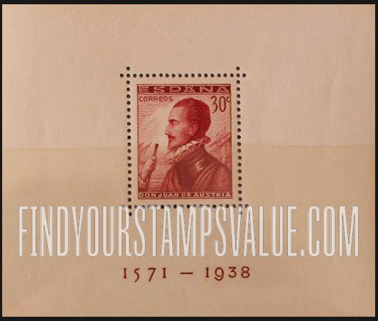 FindYourStampsValue: Semi-Postal: Spanish State, Don Juan of Austria