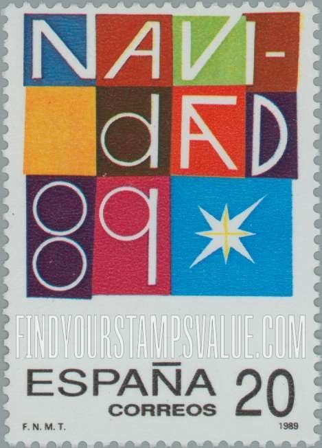 FindYourStampsValue: Christmas: Star, “NAVIdAd 89”