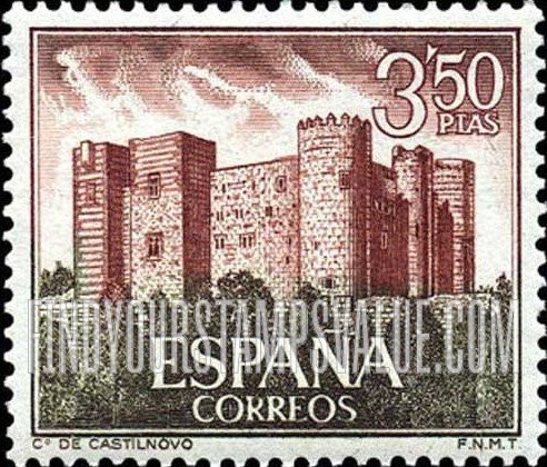 FindYourStampsValue: Castles: Castilnovo, Segovia