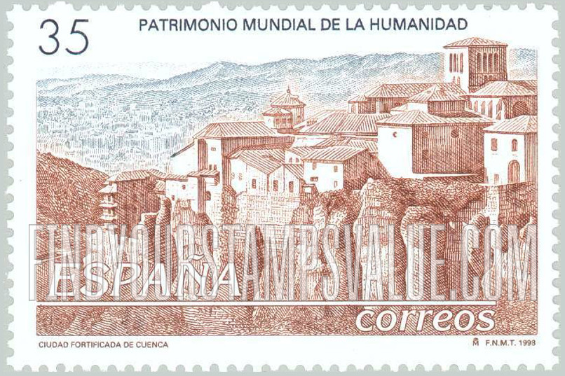 FindYourStampsValue: UNESCO World Heritage Sites: Walled city of Cuenca