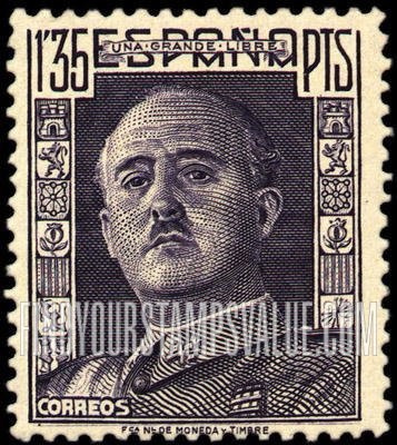 FindYourStampsValue: General Franco
