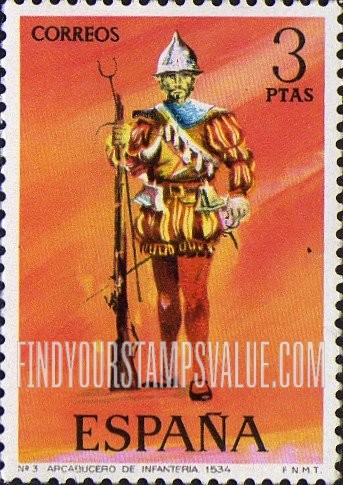FindYourStampsValue: Uniforms: Harquebusier, 1534