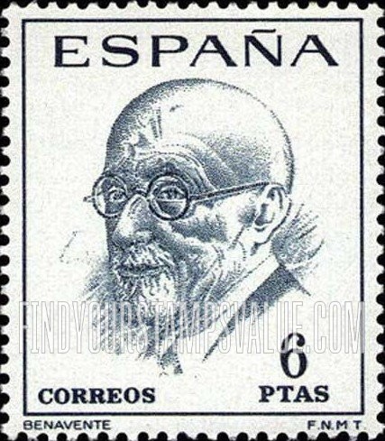 FindYourStampsValue: Jacinto Benavente y Martinez