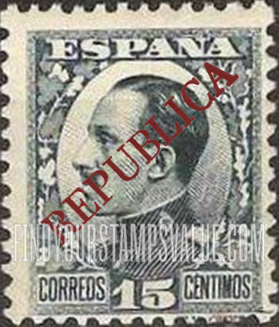 FindYourStampsValue: Second Barcelona Issue: King Alfonso XIII