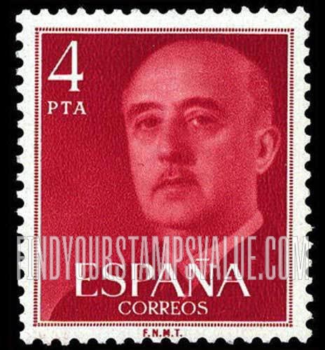 FindYourStampsValue: Gen. Franco