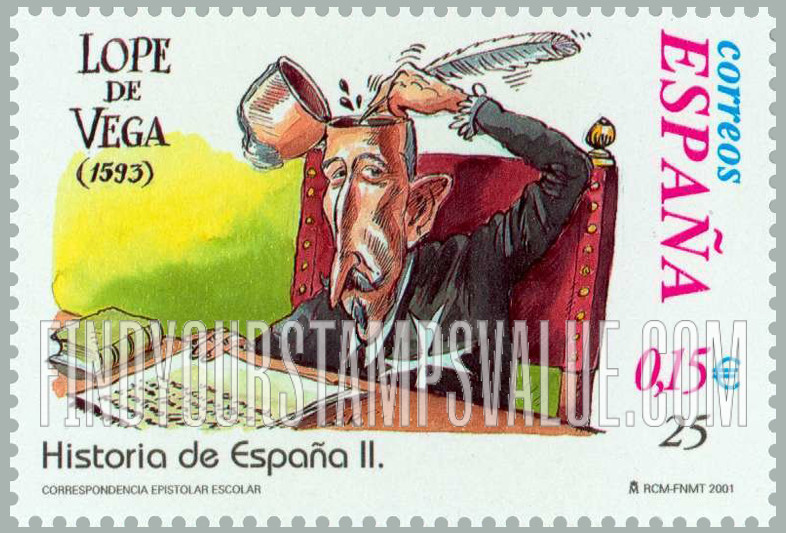FindYourStampsValue: Letter Writing Type of 1998: First play by Lope de Vega, 1593