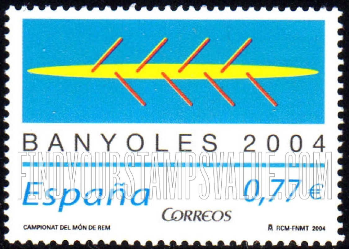 FindYourStampsValue: World Rowing Championships, Banyoles