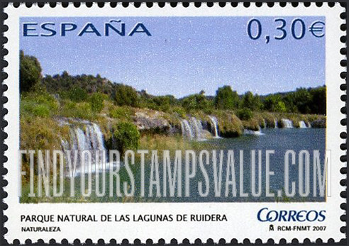 FindYourStampsValue: Nature Parks: Lagunas de Ruidera Nature Park