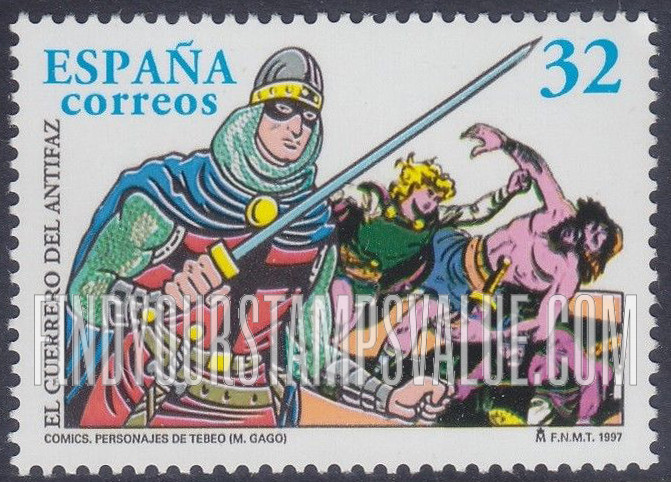 FindYourStampsValue: Comics: The Masked Warrior