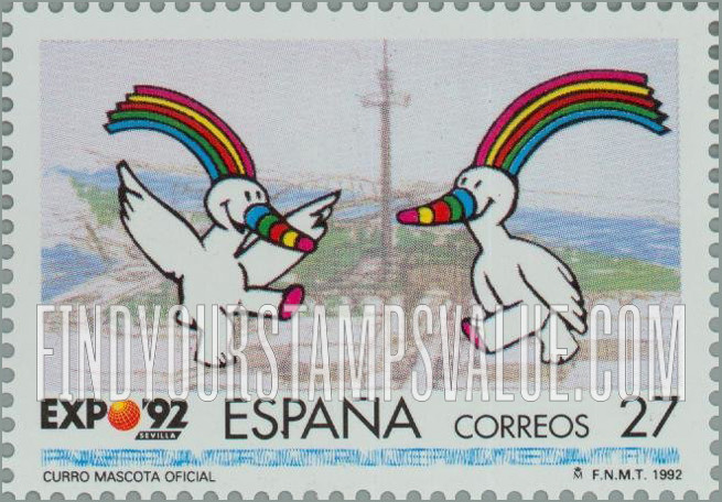 FindYourStampsValue: Expo ’92, Seville: Expo Mascot, Curro