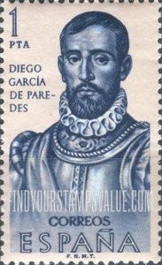 FindYourStampsValue: Builders of the New World: Diego Garcia de Paredes