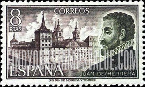 FindYourStampsValue: Juan de Herrera and Escorial