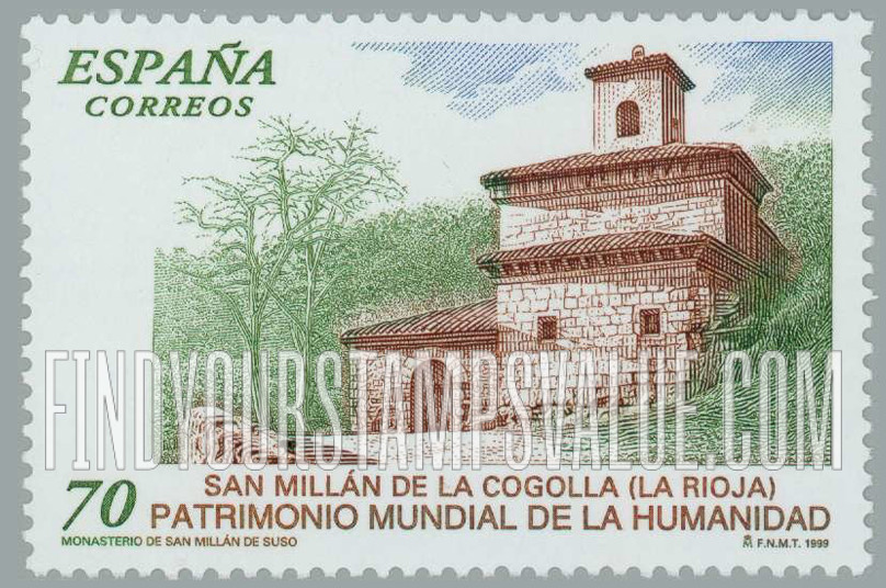 FindYourStampsValue: World Heritage Sites: San Millán de Suso Monastery