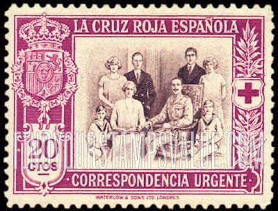 FindYourStampsValue: Semi-Postal Special Delivery: Red Cross, Royal Family Group