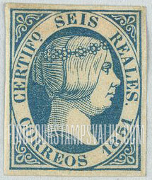 FindYourStampsValue: Kingdom: Queen Isabella II