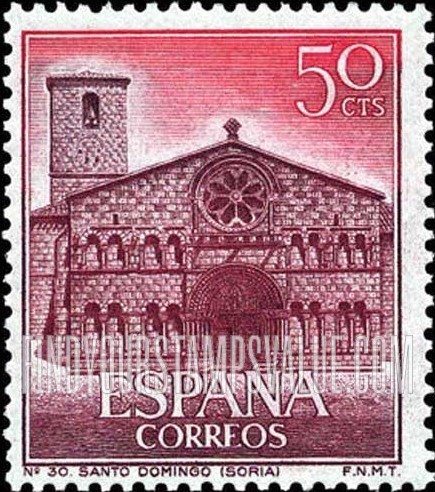 FindYourStampsValue: Tourism: Santo Domingo Church, Soria