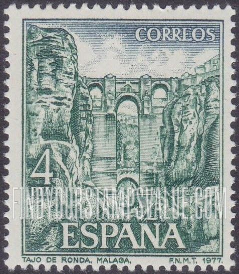 FindYourStampsValue: Tourism: Ronda Gorge, Malaga
