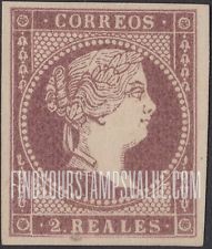 FindYourStampsValue: Kingdom: Isabella II