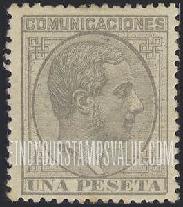 FindYourStampsValue: Kingdom: King Alfonso XII
