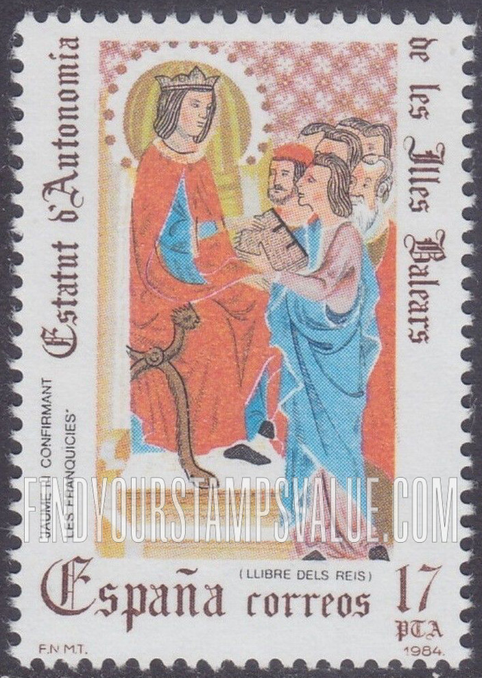FindYourStampsValue: Balearic Islands Statute of Autonomy