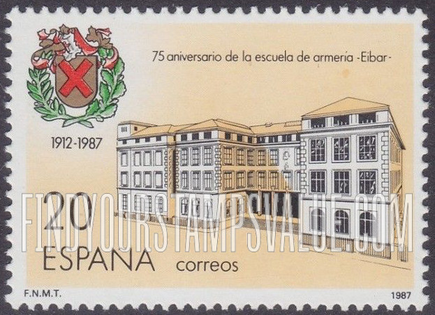 FindYourStampsValue: Eibar Weaponry School, 75th Anniversary