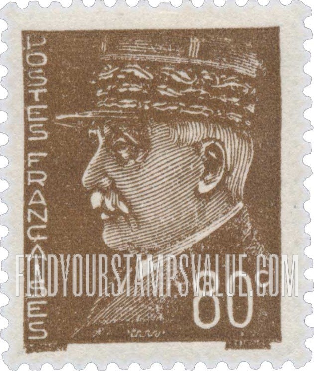 FindYourStampsValue: Marshal Pétain