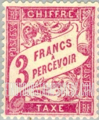 FindYourStampsValue: POSTAGE DUE - Numeral Value