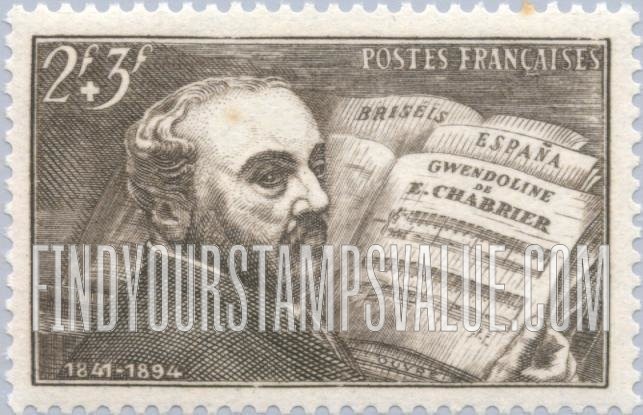 FindYourStampsValue: SEMI-POSTAL - Alexis Chabrier