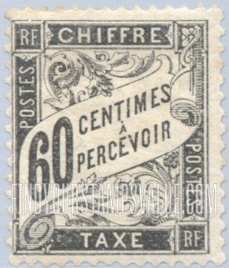 FindYourStampsValue: POSTAGE DUE - Numeral Value