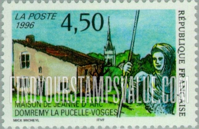 FindYourStampsValue: Joan of Arc’s House, Domremy-La-Pucelle