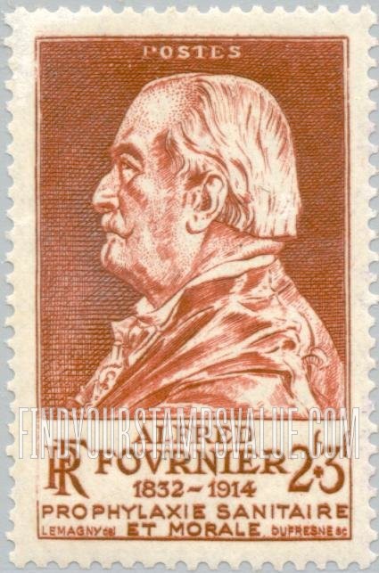 FindYourStampsValue: SEMI-POSTAL - Alfred Fournier