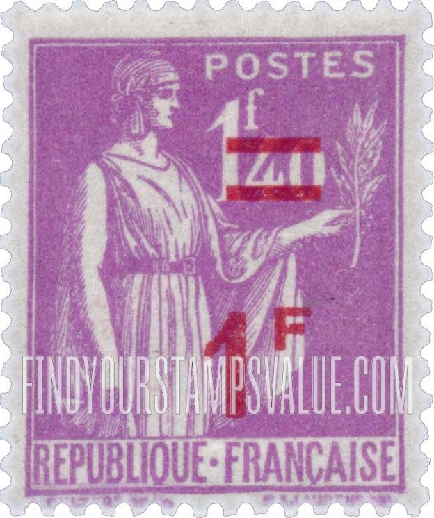 FindYourStampsValue: Peace with Olive Branch: Stamps of 1932-39 Surcharged in Red