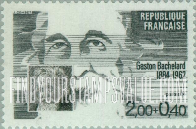 FindYourStampsValue: SEMI-POSTAL - Gaston Bachelard (1884-1962)