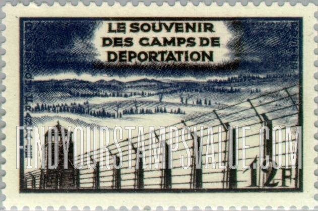 FindYourStampsValue: Wire Fence and Guard Tower