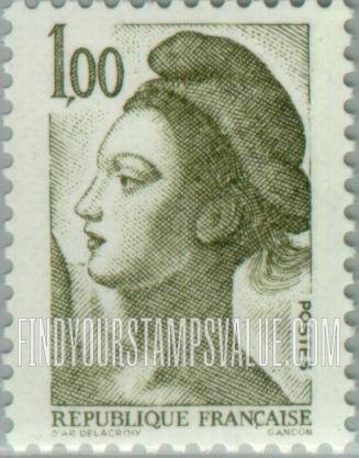 FindYourStampsValue: Liberty, after Delacroix