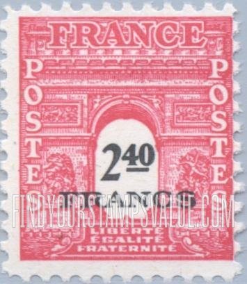 FindYourStampsValue: Arc de Triomphe Type of 1944