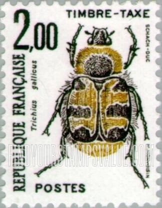 FindYourStampsValue: POSTAGE DUE - Trichius gallicus