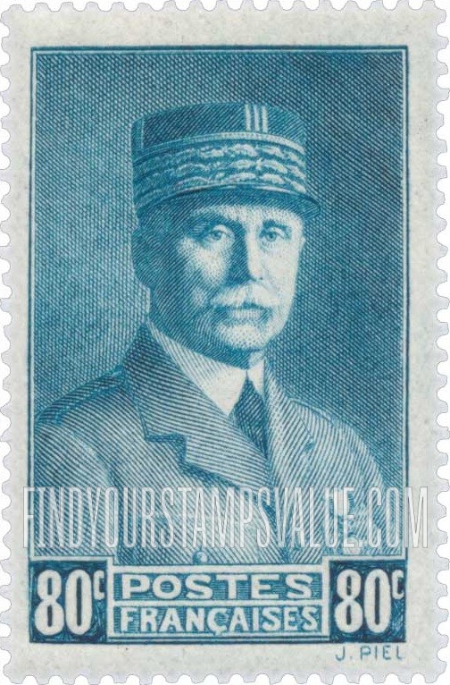 FindYourStampsValue: Marshal Pétain