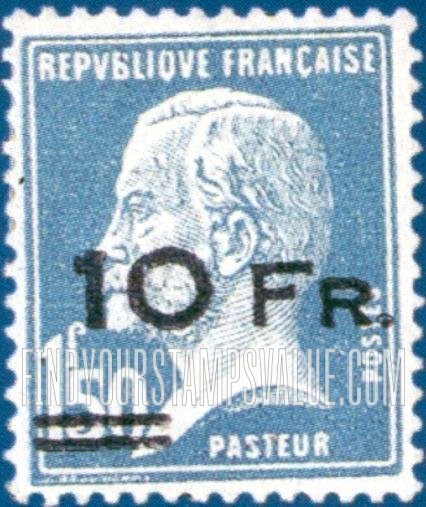 FindYourStampsValue: AIR POST - Louis Pasteur