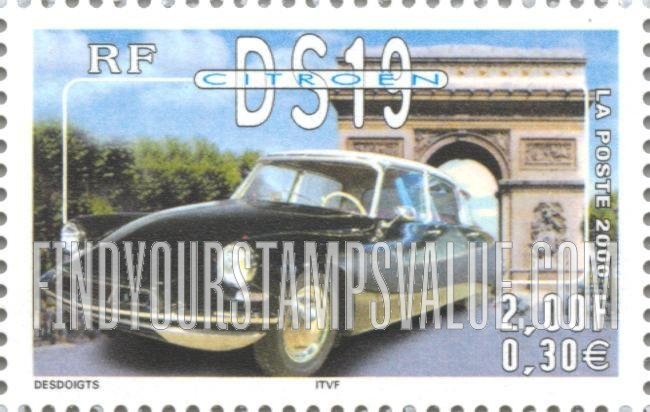 FindYourStampsValue: Automobiles: Citroen DS19