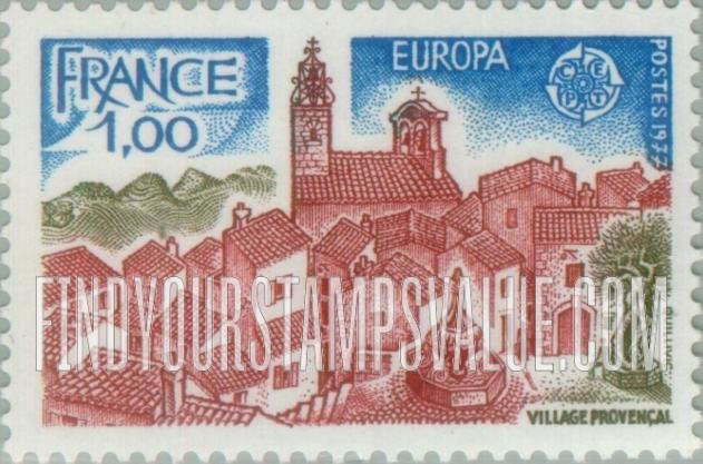 FindYourStampsValue: Village in Provence